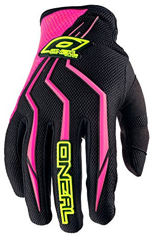 O'Neal Element Damen Handschuhe Pink Schwarz MX MTB DH Motocross Enduro Offroad Quad BMX FR, 0390-7, Größe XL