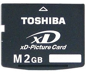 Toshiba xD-Picture Card - Type M - 2 GB memory card