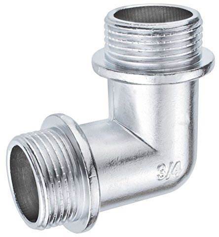 Cornat TEC386152 Winkel 3/4 Zoll, Aussengewinde, chrom