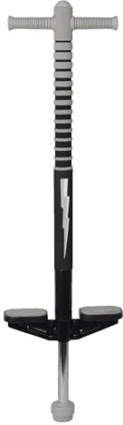 Flybar Foam Maverick Pogo Stick for Kids Ages 5+, Weights 40 to 80 Pounds by The Original Pogo Stick Company , Black/Silver