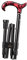 Eleganter Damen Gehstock Perlmutt RUBIN mit Derbygriff/faltbar & höhenverstellbar 76-86 cm
