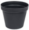 Anthracite Pot de Fleur Patio Brillant, 45 cm diametre