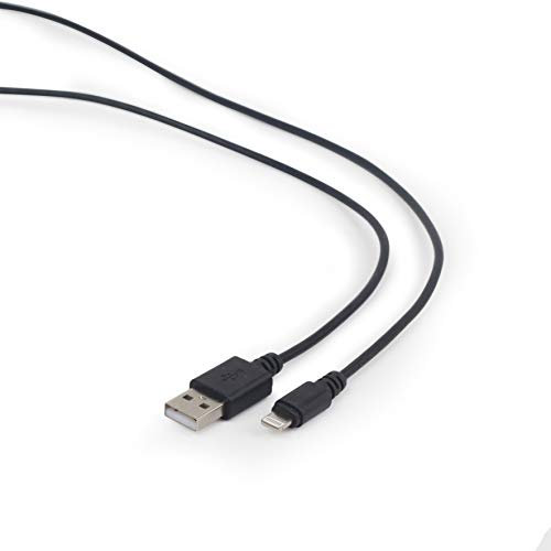 Gembird cc-usb2-amlm-1 m 1 m USB to Micro-USB B/Lightning Black USB Cable – USB Cables (USB, Micro-USB B/Lightning, Male/Male, Straight, Straight, Black)