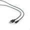 Gembird cc-usb2-amlm-1 m 1 m USB to Micro-USB B/Lightning Black USB Cable – USB Cables (USB, Micro-USB B/Lightning, Male/Male, Straight, Straight, Black)