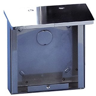 Comelit – Scatola parete copertura antipioggia 1 modulo inox
