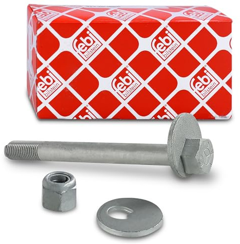 febi bilstein 08073 Exzenterbolzen mit Mutter, 1 Stück | Kompatibel mit: MERCEDES-BENZ 124 Coupe, 124 Stufenheck, 124 T-Model, 190, E-CLASS, E-CLASS Cabriolet, E-CLASS Coupe