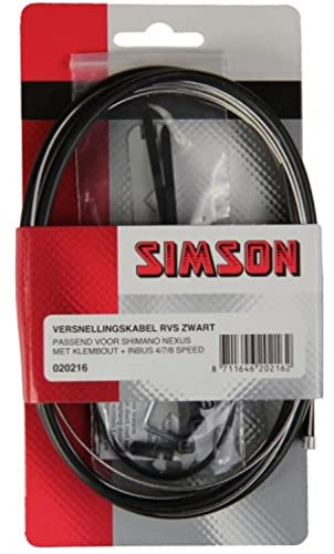 Simson Schaltzüge Set Shimano Nexus schwarz, Legierter Stahl, 1