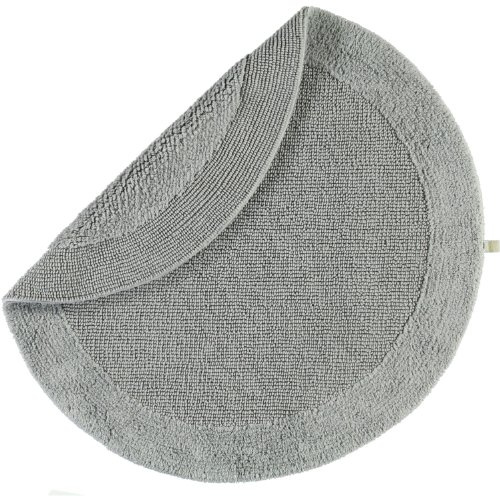 RHOMTUFT Badteppich oval Exquisit Kiesel - 85 100 cm rund