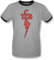 Elvis Presley - Herren TCB Ringer T-Shirt In Heather/Schwarz, Medium, Heather/Black