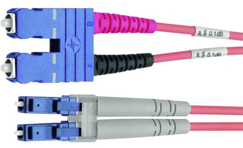 Telegärtner LC/SC 9/125, 1 M 1 m Fiber Optic Cable LC/SC Fibre Optic Cable – Yellow (M, LC/SC 9/125, 1 M, 1, Yellow)