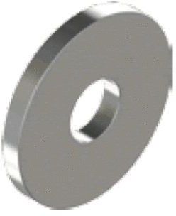6 Stk. DIN 440 A2 R 15.5 Unterlegscheibe Rundloch Holzbau EDELSTAHL A2 V2A