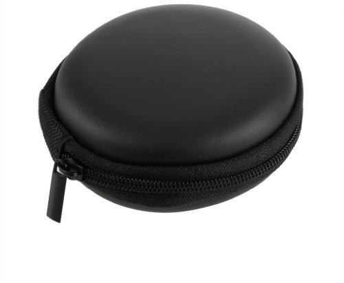 Caja Funda Bolsa Negra para Auriculares iPod Shuffle 4G