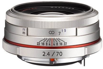 PENTAX HD PENTAX-DA Limited - Objetivo (70 mm, F 2,4), Color Plateado
