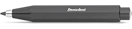 Kaweco SKYLINE SPORT Clutch Pencil Grey 3.2 mm 5B I Exclusive Mechanical Pencil with 0.7 mm Lead Refill I Pencil 10.5 cm