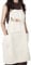 conda Artist Apron with 3 Pockets, Art Apron for Painter Women Men, Painting Smock Adult for School 78.7 x 68.5 cm, Canvas Material, Cream