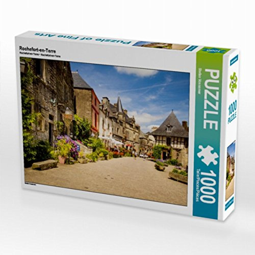 CALVENDO Puzzle Rochefort-en-Terre | 1000 Teile Lege-Größe 64 x 48 cm Foto-Puzzle für glückliche Stunden