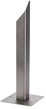 SLV mechanische Komponente Erdspiess Stahl verzinkt / Erdspieß für Außenlampe, Beleuchtung von Garten, Terrasse, Pflanzen, Wegen, Aussen-Leuchte, Außen-Strahler / grau