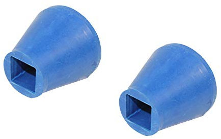 LaSi24 2 x Gummifuß für 4-Kant Klemmbalken Vierkantklemmbalken PKW Klemmbalken