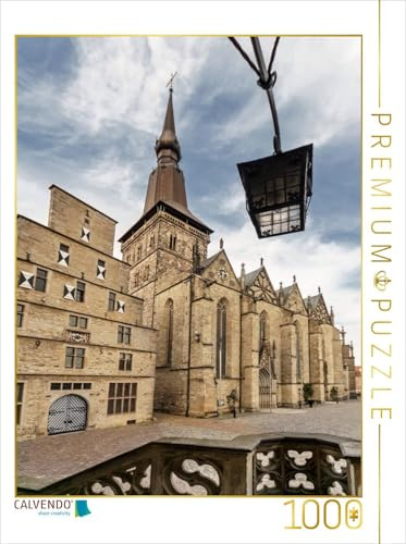 CALVENDO Puzzle Marienkirche Osnabrück | 1000 Teile Lege-Größe 48 x 64 cm Foto-Puzzle für glückliche Stunden