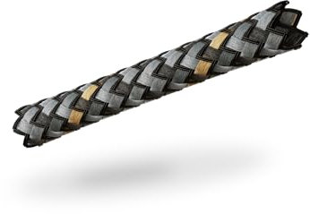 VIABLUE Sleeves * Geflechtschlauch * Stone * Größe SMALL für Kabel-Ø von 2 bis 6 mm * Meterware * Gewebeschlauch/Kabelschutzhülle/Kabelschlauch * per m