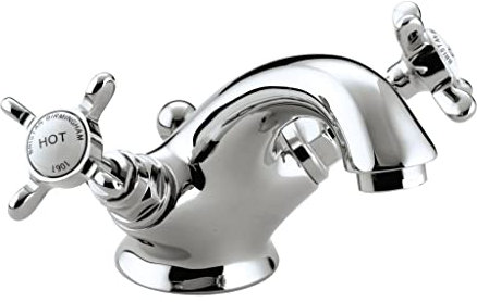 Bristan N BAS C CD 1901 Basin Mixer with Pop-Up Waste - Chrome