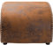 Kare Design Hocker Ritmo Vintage Econo, Braun, Vintageleder-Optik, Fußhocker, Kieferholzgestell, 40x52x60 cm (H/B/T)