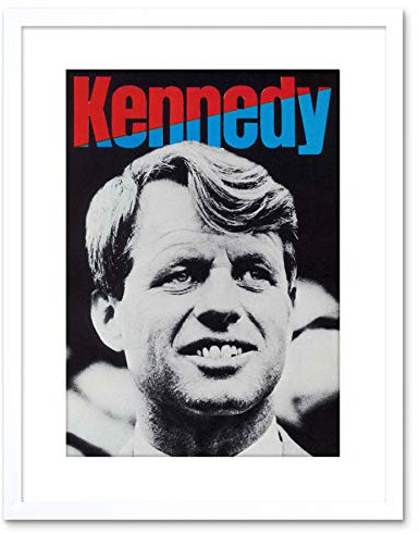 Wee Blue Coo Ad Political Kennedy Bobby Tribute Civil Rights Sirhan Framed Wall Art Print