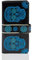 Shagwear Portemonnaie Geldbörse für Junge Damen, Mädchen Geldbeutel Portmonaise groß Designs:, Totenkopf Schwarz/ Skull, Large