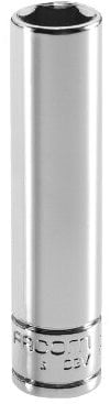 FACOM - Douille 1/4 Longues 6 Pans Métriques - Diamètre 14,3mm - R.10LA - Profil OGV - Protège les Vis et Dévisses Arrondies - Convient à un Usage Professionnel - Matériau Durable de Qualité