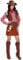 Ladies Cowgirl Costume Large UK 14-16 for Wild West Cowboy Fancy Dress