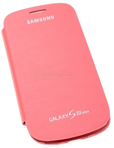 Samsung EFC-1M7FPEC Etui en cuir à rabat pour Samsung Galaxy S3 Mini Rose