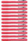 Pentel Clic Radiergummi, einziehbarer Radiergummi Nachfüllbar rot