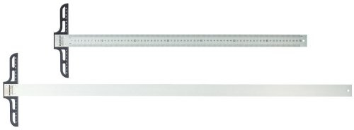 RUMOLD 313070 Präzisions-Zeichenschiene aus Stahl, 70 cm