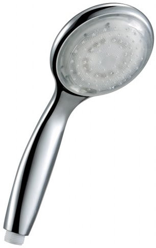Fuloon Showerhead LED - Soffione doccia luminoso a LED, 7 colori, senza Batteria, colori cambiano nel tempo per portare un mondo onico