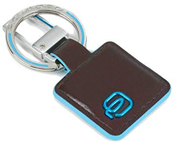 Piquadro PC3757B2/MO Blue Square Schlüsselanhänger, Mahagoni