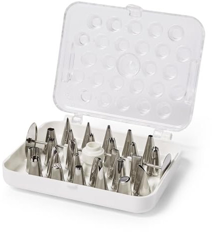 Ateco 782 Cake Decorating Set, Plastic, White