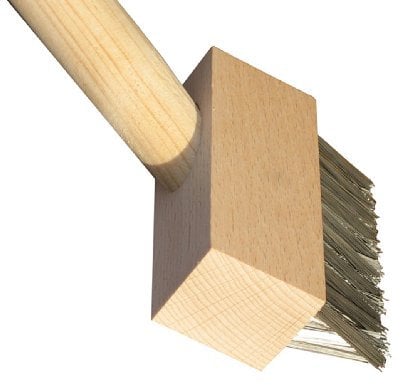 Sienagard Unkraut Fugenbürste 140cm Stiel mit Stahlborsten