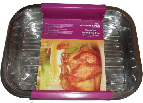 27cm x 20cm S/S Roasting Pan with Rack