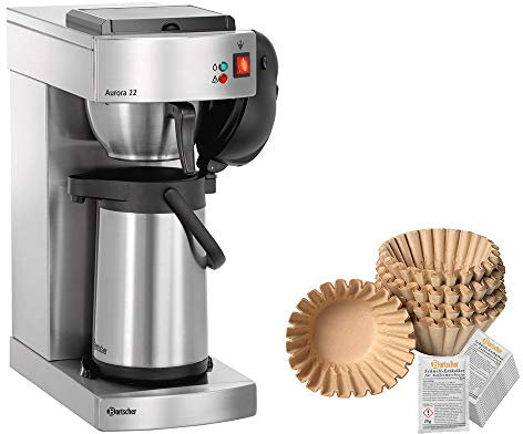 Kaffeemaschine Aurora 22 + 500 Filter + Entkalker