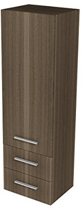 KZOAO Seitenschrank Badschrank Serie Madrid (140 cm, C020 Nussbaum dunkel Dekor)