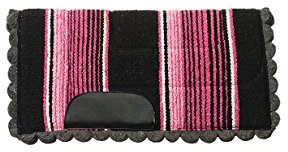 Weaver Leder Pony Filz gefüttert Navajo Sattel Pad, rose