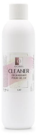 OCIBEL - Cleaner Dégraissant pour Gel et Vernis Semi-Permanent - 1000 ml (1L) pour Manucure, Faux Ongles et Nail Art