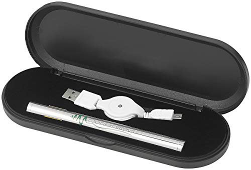 GeneralKeys Laserpointer aufladbar: Hightech-Laserpointer mit grünem Laser & USB-Ladefunktion (USB aufladbar, Green, Presenter)