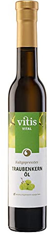 Vitis Vital Traubenkernöl | schonend kaltgepresst | reich an Vitamin E | regional produziert an der Mosel | zertifizierter Herstellungsprozess | zum Kochen, Backen, Braten | Flasche 500ml
