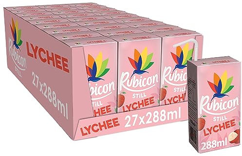 Rubicon Bebida de zumo de lichi - 27 x 288 ml