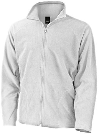 Result Micron Fleecejacke Fleece Jacke Kälteschutz XS S M L XL XXL XXXL 3XL Übergröße, Weiß - Weiß, 3 XL