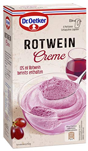 Dr. Oetker Rotwein Creme, 78 g Cremepulver
