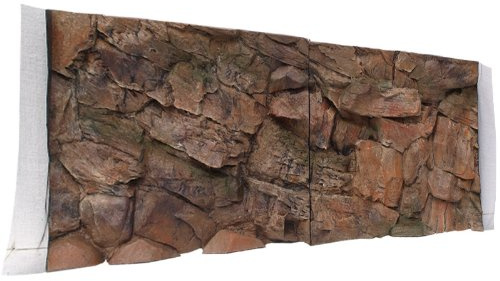 ABG074 Aquarium Rückwand 3D Felsen 200x50 bei Robizoo