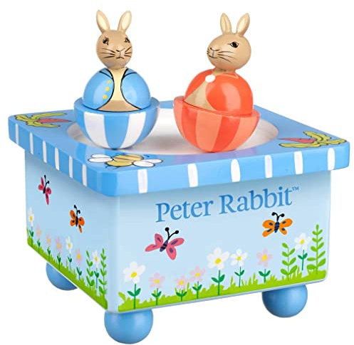Orange Tree - Wooden Music Box, Musical Toys, Toddler - Perfect Baby Gifts for Nursery, Early Development & Activity Toys - Official Licensed Peter Rabbit Gifts