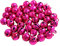 Kleenes Traumhandel Glöckchen - Kupferglocken - hochwertige Schellen - robuste Glöckchen zum Basteln und Dekorieren - Glocken mit Ösen - 11x7 mm (Rosa)